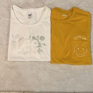 Bundle of 2 women shirts size L